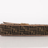 Fendi Zucca Paisley Embroidered Baguette