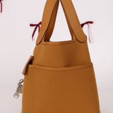 Hermès 2021 Sesame Cargo Picotin 18 PHW