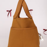 Hermès 2021 Sesame Cargo Picotin 18 PHW