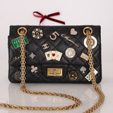 Limited Edition Chanel 2016 Calfskin Casino Lucky Charms 2.55 Reissue 224 Flap Bag