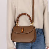 Gucci Vintage 1947 Bamboo Turnlock Top Handle with Strap