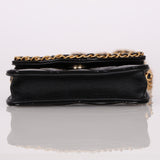 Chanel 2024 Patent Chain Heart Around Cardholder on Chain