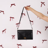 Hermès 1990 Noir Box Lydie GHW