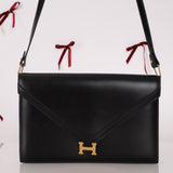 Hermès 1990 Noir Box Lydie GHW