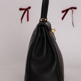 Hermès 2009 Noir Swift Kelly 32 GHW