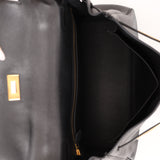 Hermès 2009 Noir Swift Kelly 32 GHW