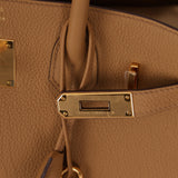 Ultra-Rare 2022 Hermès Biscuit Birkin 30 3-En-1 GHW