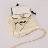 Fendi Zucca Embossed Nano Baguette Bag