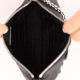 Prada Nylon French Bulldog Chain Pochette