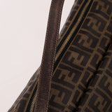 Rare Fendi Zucca Zip Mamma Baguette GHW