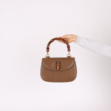 Gucci Vintage 1947 Bamboo Turnlock Top Handle with Strap
