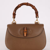 Gucci Vintage 1947 Bamboo Turnlock Top Handle with Strap