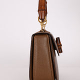 Gucci Vintage 1947 Bamboo Turnlock Top Handle with Strap