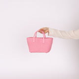 Bottega Veneta 2022 Intrecciato Mini Cabat Pink Tote