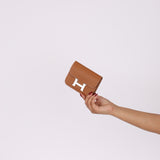 Hermès 2021 Constance Slim Wallet w/ zip cardholder w/ chain