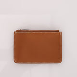 Hermès 2021 Constance Slim Wallet w/ zip cardholder w/ chain