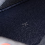 Hermès 2018 Bleu Brighton Capucine Taurillon Clemence and Swift Éclat Picotin Lock 18 PHW