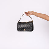 Chanel 2000 Lambskin Turnlock Medium Full Flap