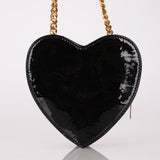 Saint Laurent Patent Love Heart Mini Crossbody