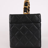 Ultra-Rare Chanel 1992 Lambskin Beauty Train Trunk Vanity Case 24K GP
