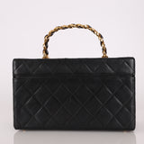 Ultra-Rare Chanel 1992 Lambskin Beauty Train Trunk Vanity Case 24K GP