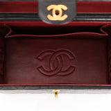 Ultra-Rare Chanel 1992 Lambskin Beauty Train Trunk Vanity Case 24K GP