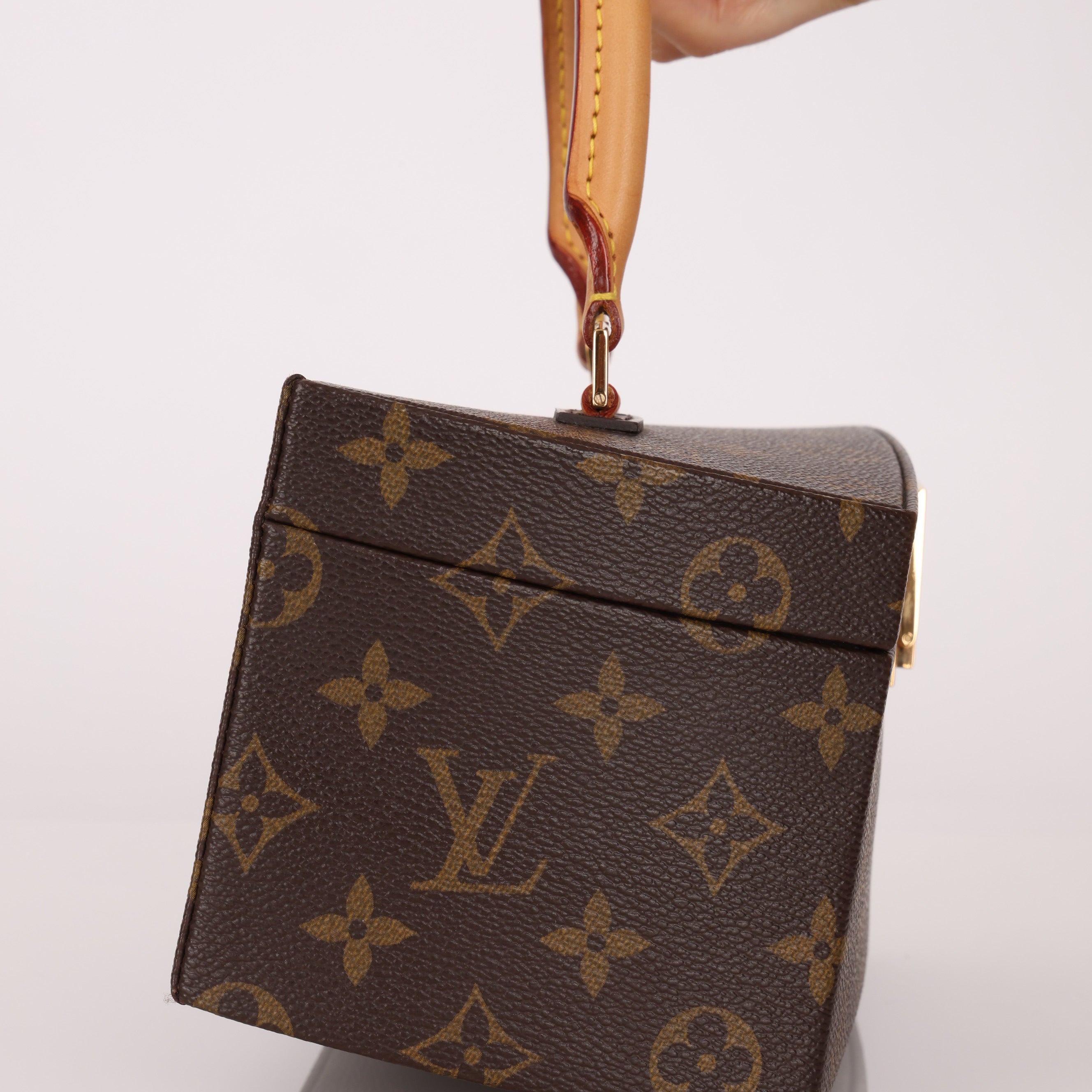 Limited Edition Louis Vuitton x Frank Gehry Monogram Twisted Box with Strap