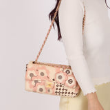 Rare Chanel 2005 Satin Camellia Classic Flap