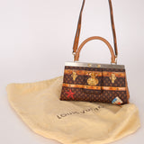 Rare Louis Vuitton 2018 Transformed Monogram Crown Frame Kelly Bag