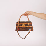 Rare Louis Vuitton 2018 Transformed Monogram Crown Frame Kelly Bag