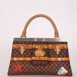 Rare Louis Vuitton 2018 Transformed Monogram Crown Frame Kelly Bag