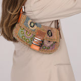 Ultra-Rare Fendi Beaded Lizard-Trimmed Baguette