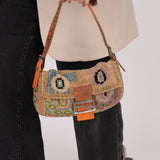 Ultra-Rare Fendi Beaded Lizard-Trimmed Baguette