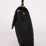 Chanel 1987 Satin Envelope Precious Crystal CC Square Flap 24K GP