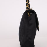 Chanel 1987 Satin Envelope Precious Crystal CC Square Flap 24K GP