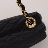 Chanel 1987 Satin Envelope Precious Crystal CC Square Flap 24K GP