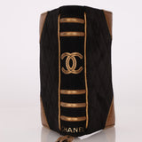 Ultra-Rare Runway Chanel 2004 Suede Book Clutch
