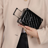 Rare Chanel 2016 Evening in the Air Trolley Plexiglass & Patent Minaudiere