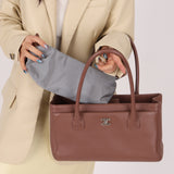 Rare Chanel 2013 Calfskin Mauve Small Cerf Executive Shopper Tote