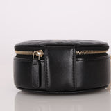 Chanel 2020 All-Slide Lambskin Quilted Pillow Crush Round Clutch With Chain