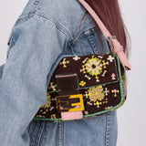 Ultra-Rare Fendi Ponyhair Beaded Baguette
