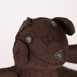 Gucci Monogram Nylon Teddy Bear Tote