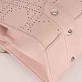 Dior Light Pink Perforated Cannage Leather East West Lady Dior Bag
