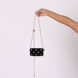Rare Loewe Suede Coin Anagram Studded Waist Bag