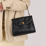 Chanel 1997 Lambskin Kelly Rounded Flap