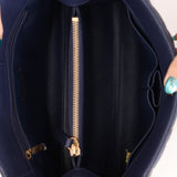 Chanel 2013 Navy Lambskin Misia Open Shoulder Tote