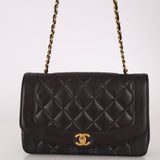 Chanel 1996 Lambskin Medium Diana 24K GP