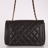 Chanel 1996 Lambskin Medium Diana 24K GP