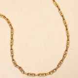 Celine Macadam Paperclip Chain Necklace