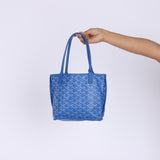 Goyard Reversible Sky Blue Mini Anjou Tote